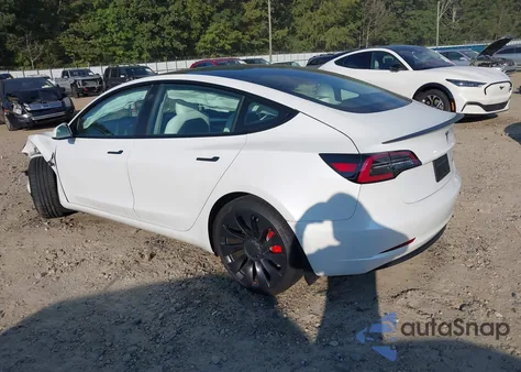 2022 Tesla Model 3 Performance Dual Motor All-Wheel Drive из США, поврежденный, VIN 5YJ3E1EC4NF105088